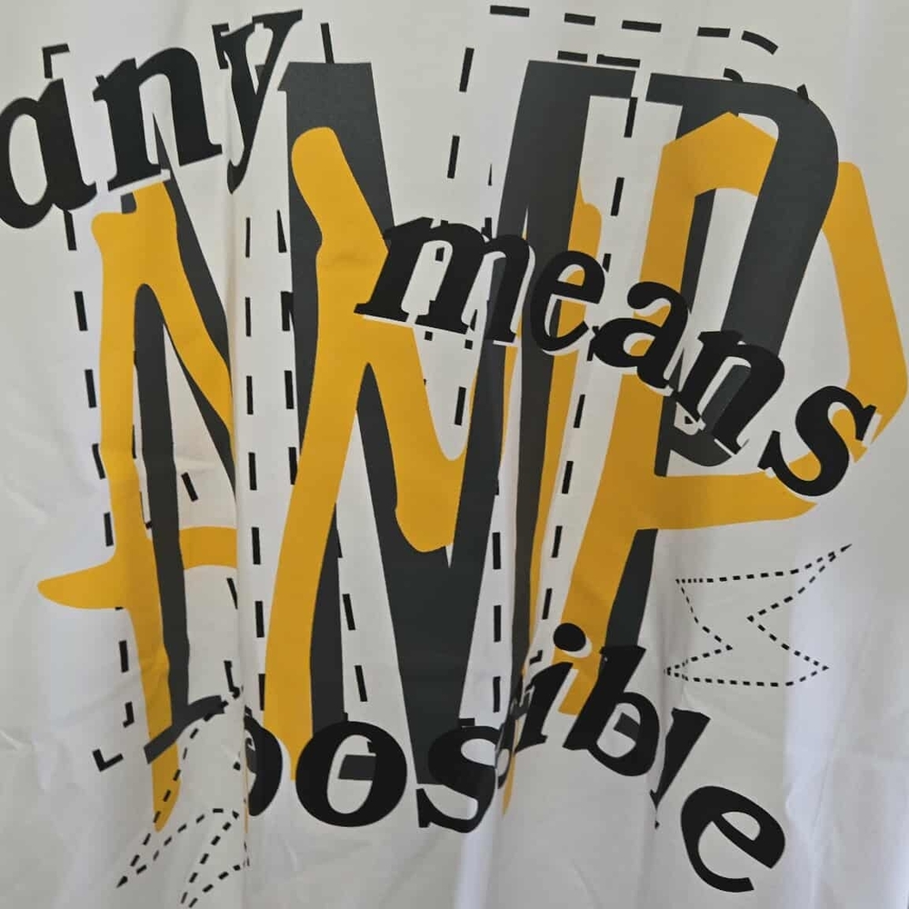 Graphic Short Sleeve Tee - Black and Yellow